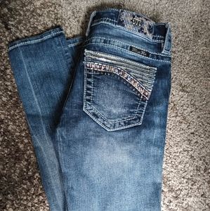 Miss Me Jeans Style E7697S11R Signature Skinny Wom